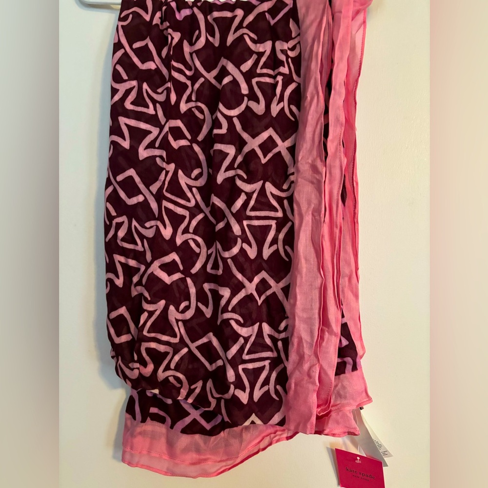 New with tags kate spade maroon scarf